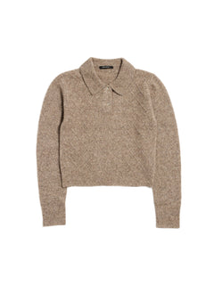 Argyle Polo - Taupe
