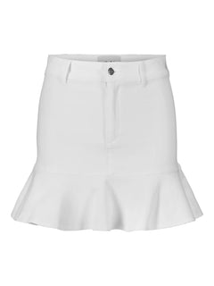 Alessi White Denim Skirt - White Denim