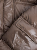 Steilia Short Down Jacket - Brown
