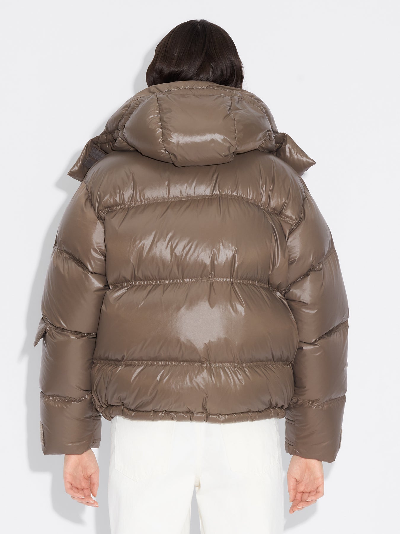 Steilia Short Down Jacket - Brown