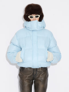 Steilia Short Down Jacket - Baby Blue