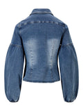 Janne Blue Denim Blouse - Blue Denim