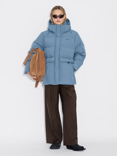 Besseggen Down Jacket - Blue Aqua