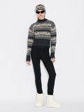 Ski Cropped Crew - Dk. Grey