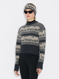 Ski Cropped Crew - Dk. Grey