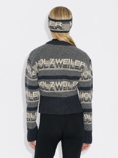 Ski Cropped Crew - Dk. Grey