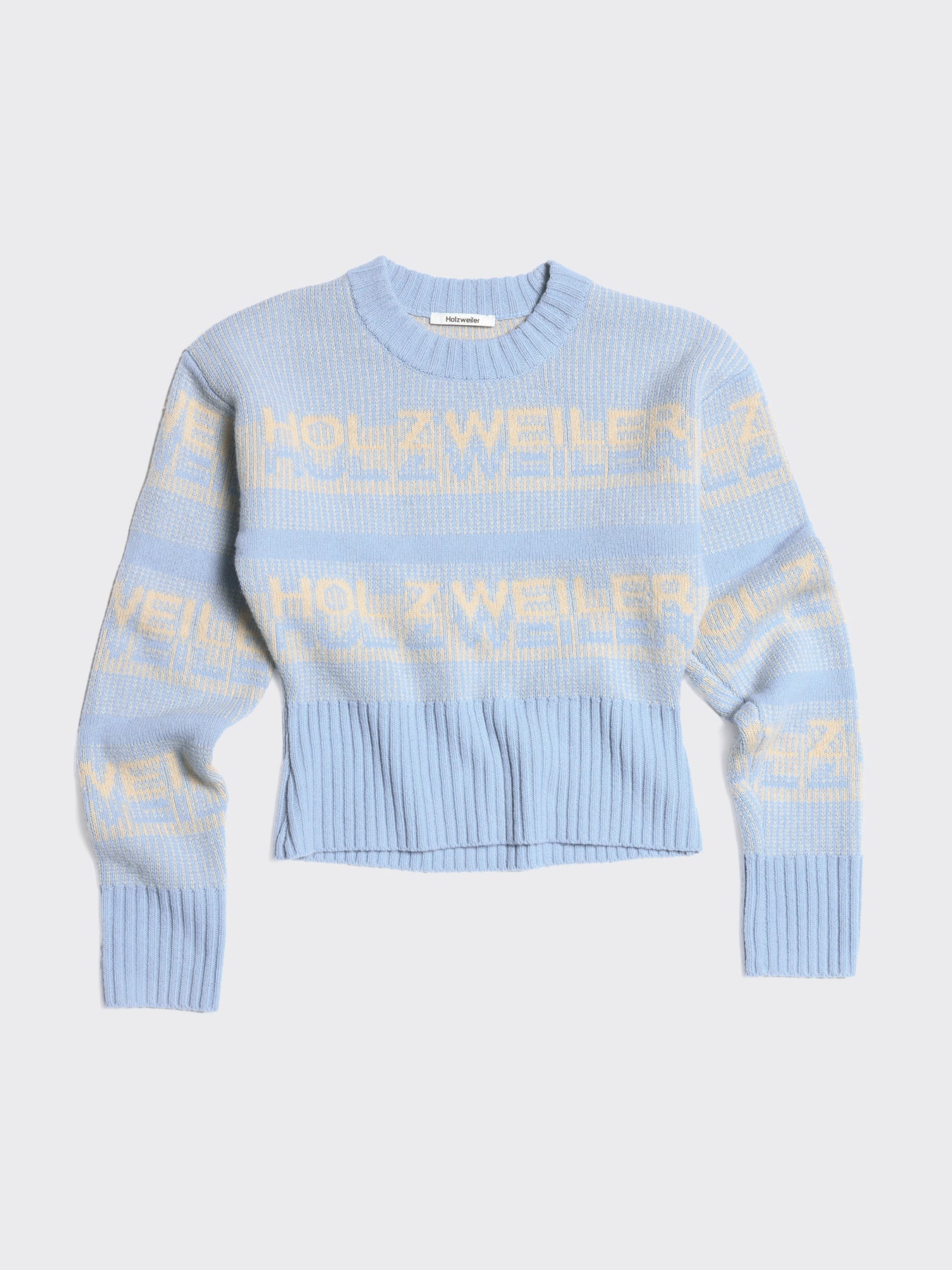 Ski Cropped Crew - Lt. Blue