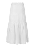 Vida Linen Skirt - White