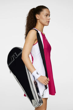 Madison Silver Tennis Bag - Reflection