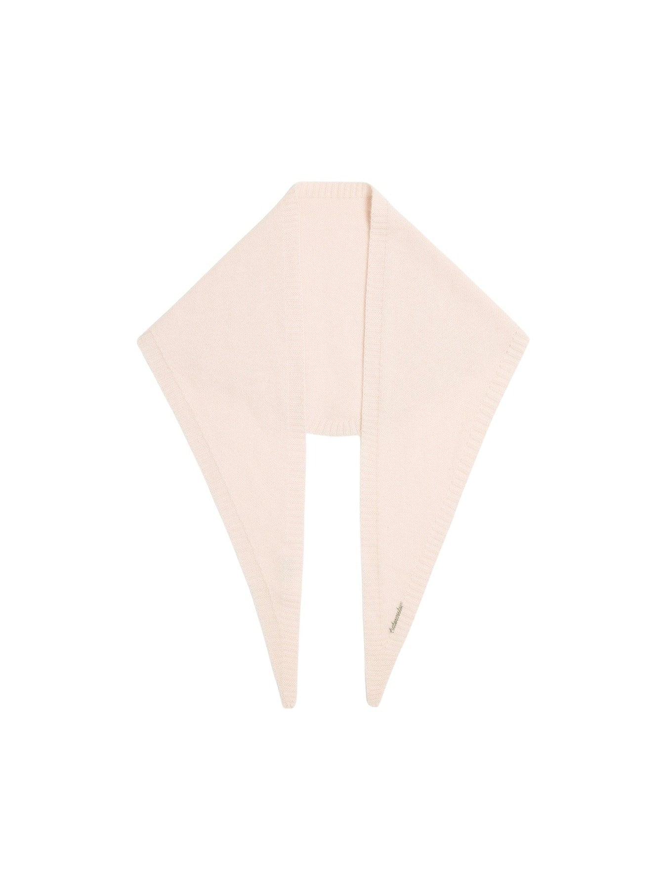Cashmere Triangle Scarf - Lt. Pink