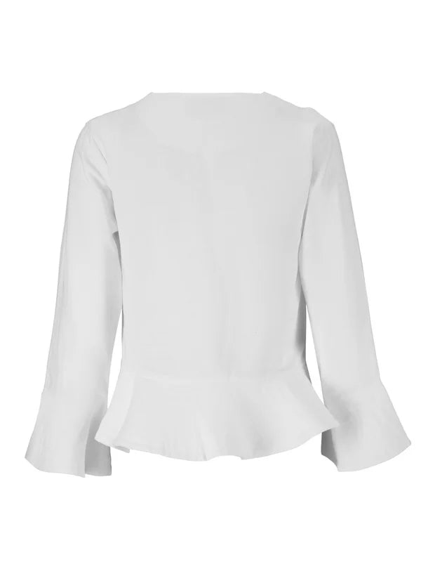 Maren Linen Jacket - White