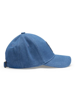 June Denim Cap - Dark Blue With Blue Monogram