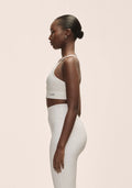 Wrap Sports Bra - White