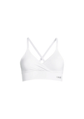 Wrap Sports Bra - White