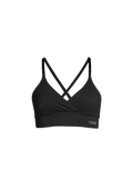 Wrap Sports Bra - Black