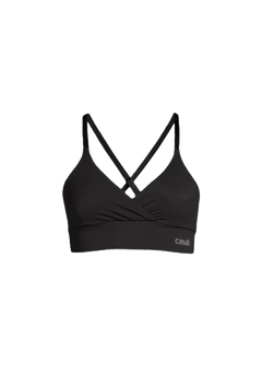 Wrap Sports Bra - Black
