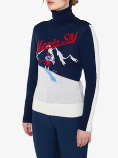 Afterski Sweater Women - Navy Blue