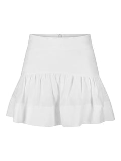 Anya Linen Skirt - White