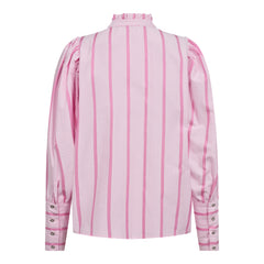 Tessiecc Stripe Puff Shirt - Bubblegum