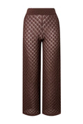 Alissa Knitted Pants - Chocolate