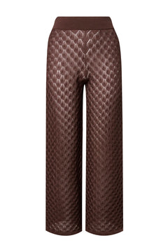 Alissa Knitted Pants - Chocolate