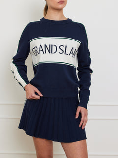 Grand Slam Sweater Women - Navy Blue