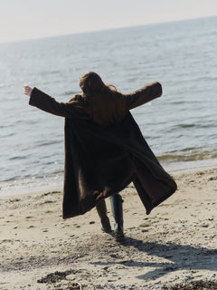 Talea Fake Fur Jacket - Dark Brown