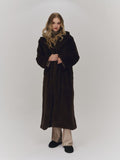 Talea Fake Fur Jacket - Dark Brown