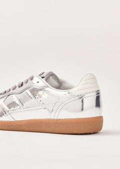 Rife Leather Sneakers - Shimmer Silver Cream