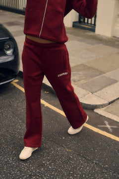 W. Varsity Sl Pants - Burgundy