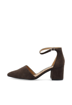 Biadevived Pump Micro Suede - Dark Brown