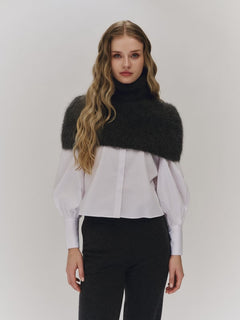 Sylvia Chunky Neck - Charcoal