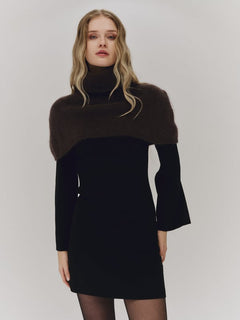 Sylvia Chunky Neck - Dark Brown