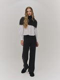 Sylvia Chunky Neck - Charcoal