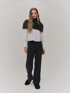 Sylvia Chunky Neck - Charcoal