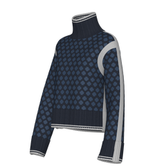Boat Sweater Women - Navy Blue