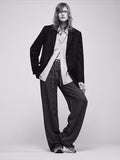 Super Drape Drawstring Wide Leg - Ghost