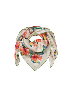 Blommor Sia Scarf - Birch White