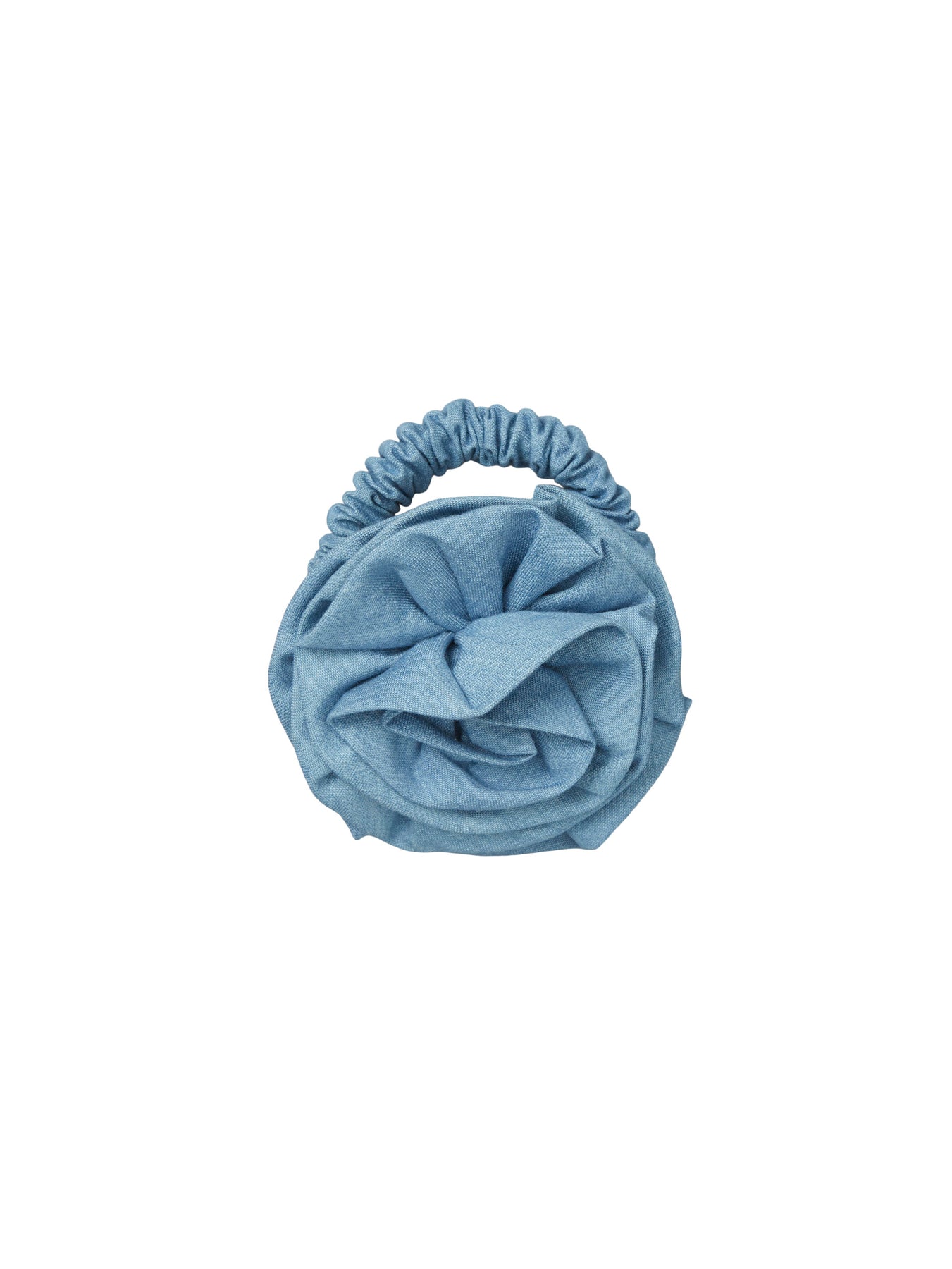 Denima Flower Hair Tie - Coronet Blue