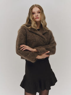Fenny Chunky Cardigan - Brown