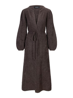 Olivia Chunky Cardigan - Dark Brown