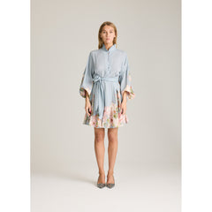 Aliah Flora Dress - Blue Garden