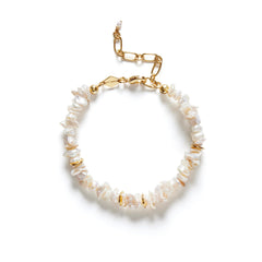 Pearl Power Bracelet - Gold