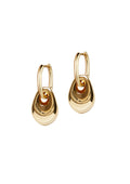 Golden Pebble Earring - Gold