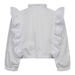 LaceyCC Frill Shirt - White