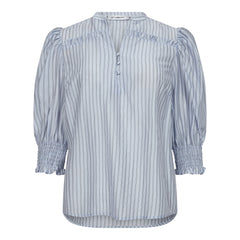 SamiCC Stripe SS Shirt - Pale Blue