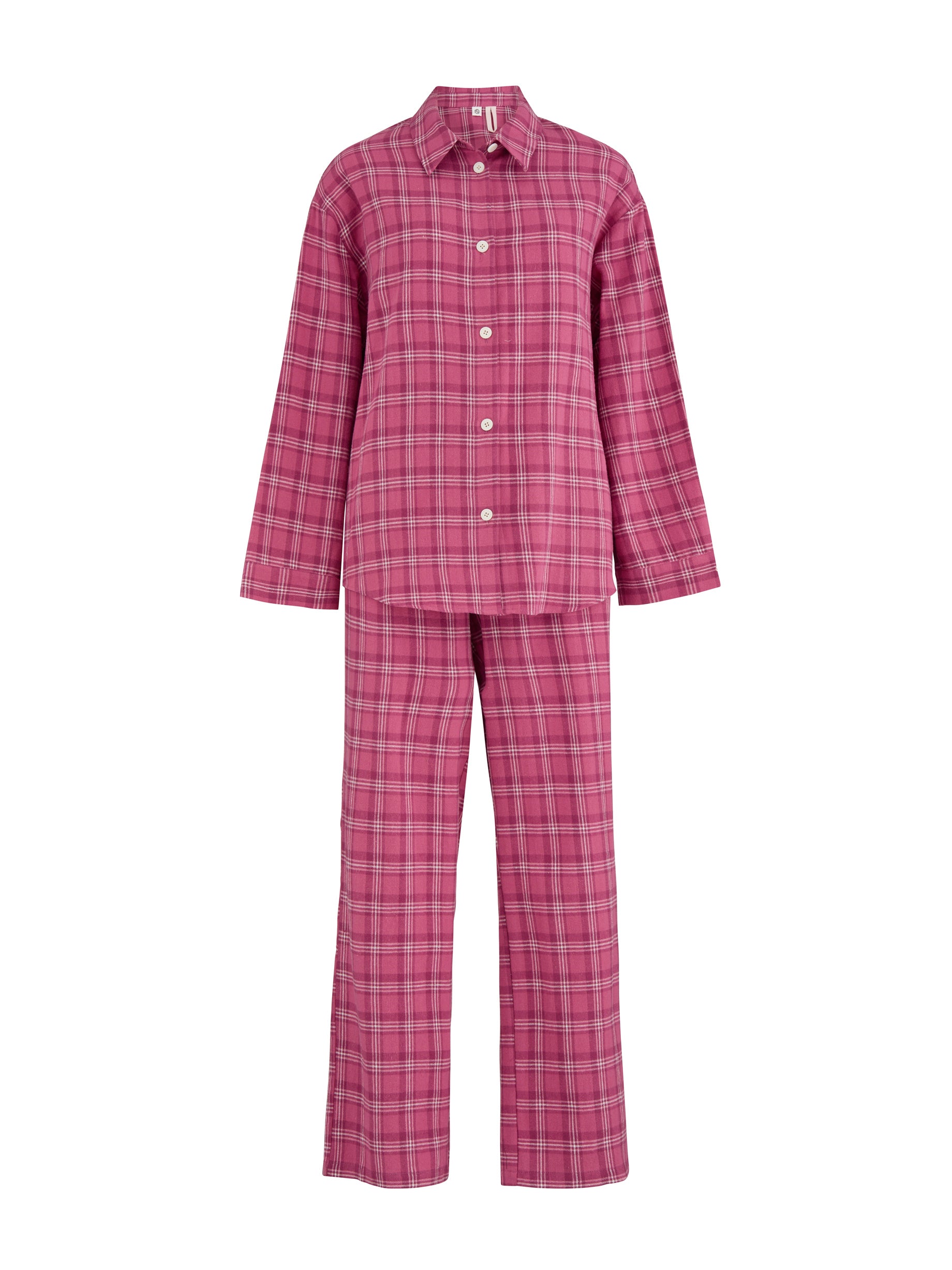 Flannel Pyjamas Set - Desert Rose