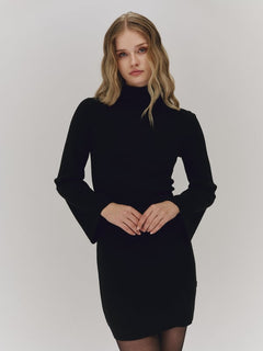 Melina Merino Dress - Black