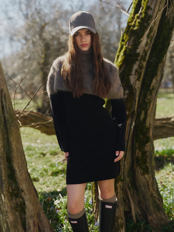 Melina Merino Dress - Black