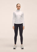 Serene Half Zip Long Sleeve - White